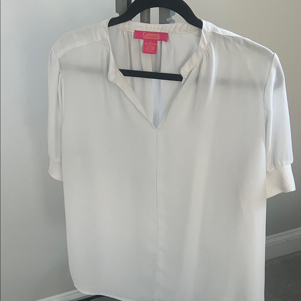 Catherine Malandrino Women's White Blouse